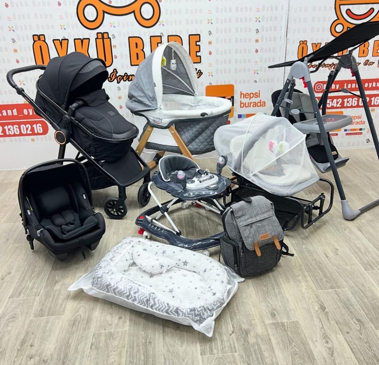 Puanti Yeni Doğan Bebek Çeyiz Seti ( 8 Parça)