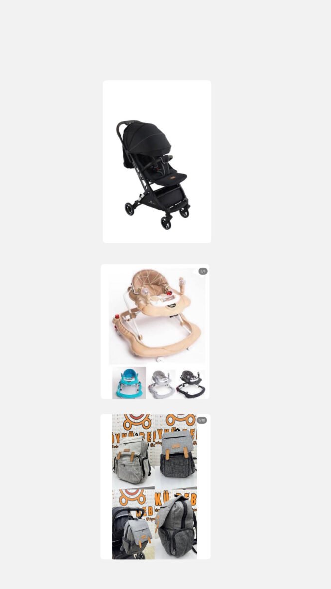 ÖZEL SET ( BEBEK ARABASI YÜRÜTEÇ ÇANTA )